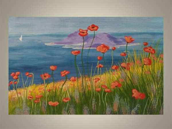 Берёзы Куинджи акварель