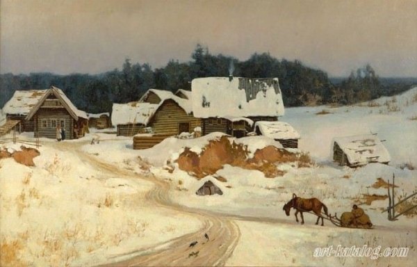 Поленов зима. Имоченцы. 1880