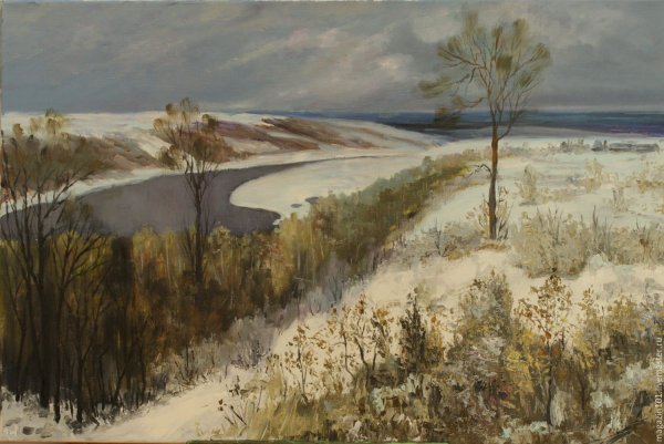 Василий Дмитриевич Поленов ранний снег 1891