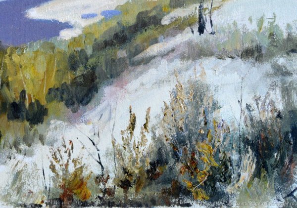 Живопись пейзаж маслом Поленов