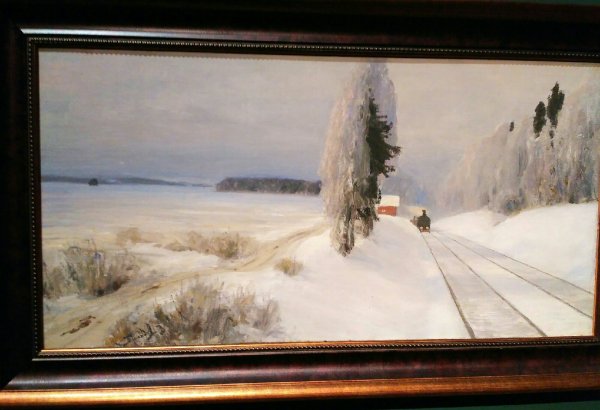 Василий Поленов железная дорога