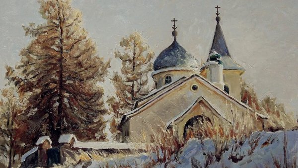 Василий Дмитриевич Поленов зимние пейзажи