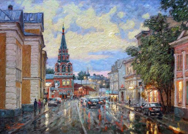 Художник Станислав Брусилов Яузский бульвар