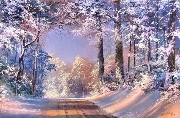 Ольга Базанова Снежная гора