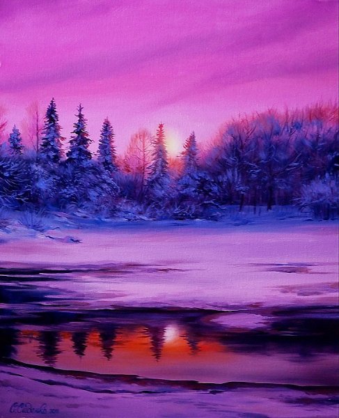 Художник Сиденко Сергей картины пейзаж