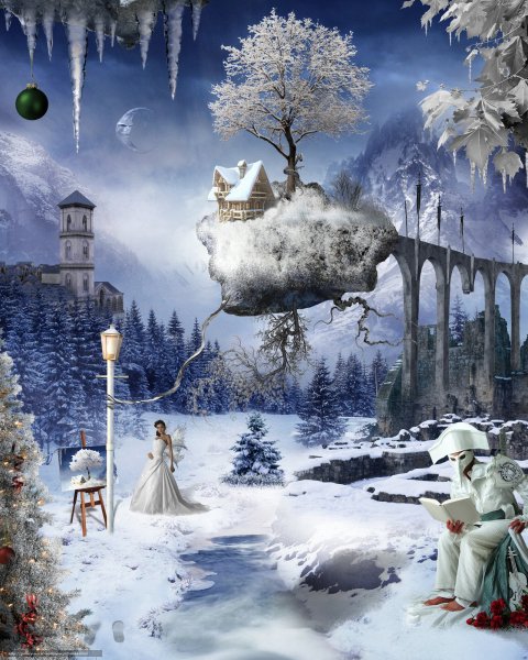 Ледяная крепость МТГ