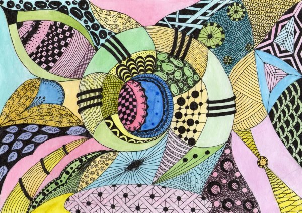 Абстрактная композиция Весна