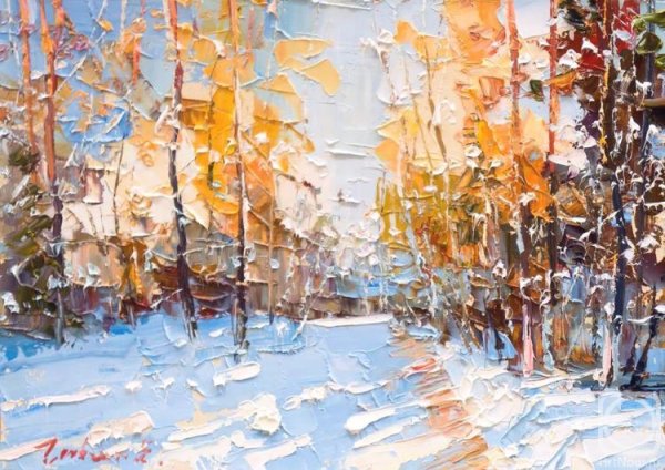 Гавлин Евгений картины мастихином