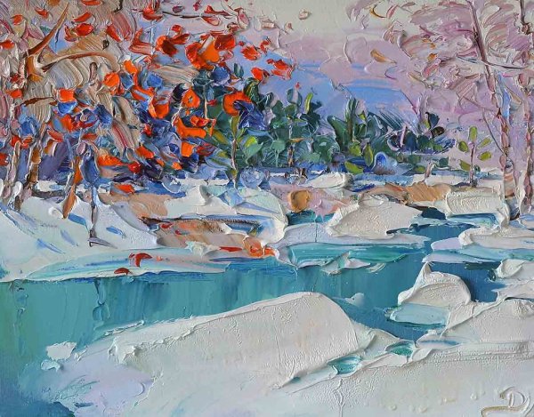 Художник Демиденко Сергей рябина