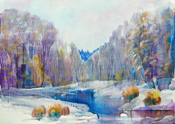 Монотипия техника рисования