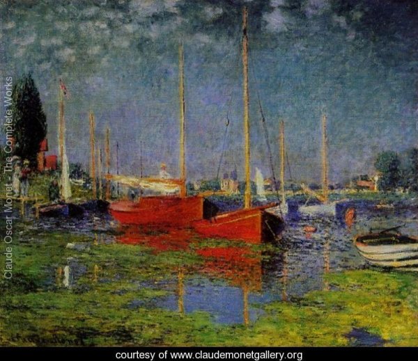 Клод Моне паруса в Аржантее