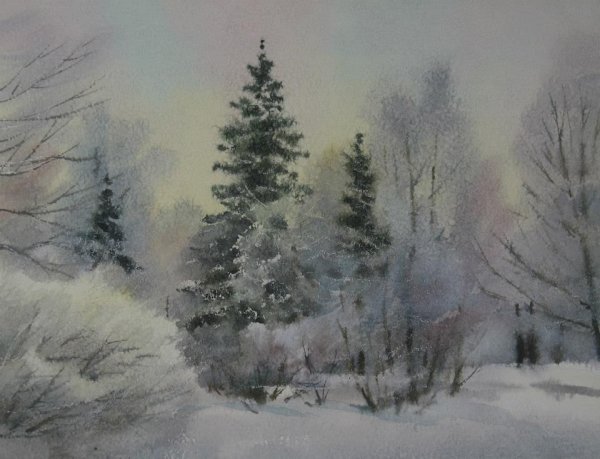 Игорь Манухов зимние пейзажи