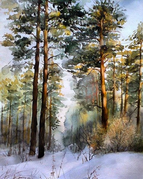 Екатерина Иванова художник акварель