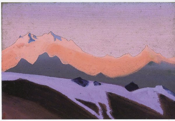 Николай Рерих горные пейзажи