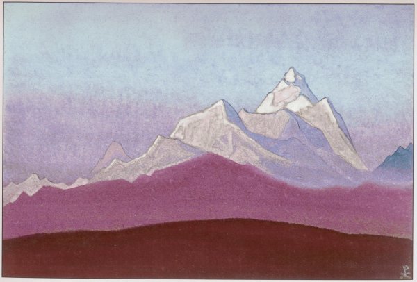 Н.К. Рерих "Гималаи", 1938.