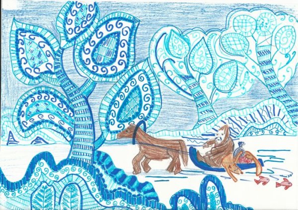 Конкурс рисунков зимние узоры