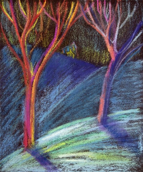 Рисование восковыми мелками