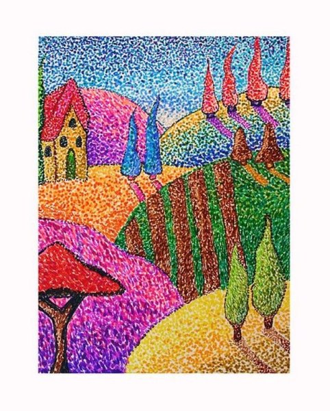 Ван Гог пуантилист