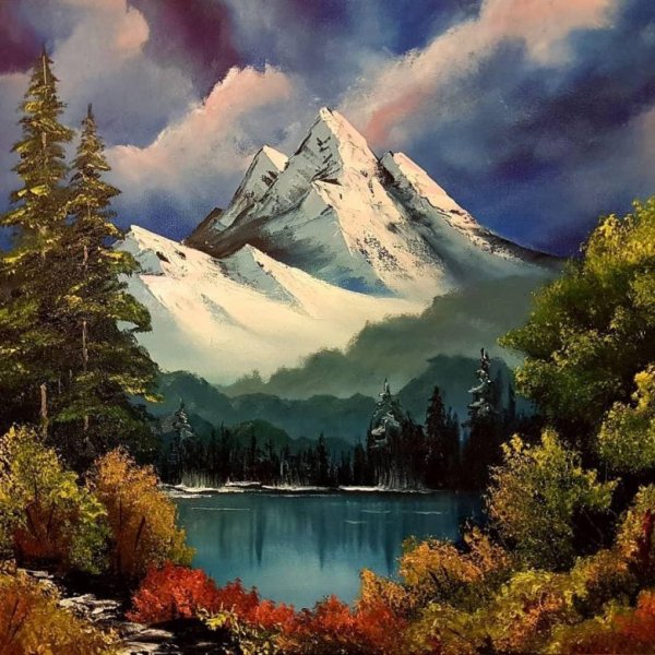 Лорен Карпентер горный пейзаж