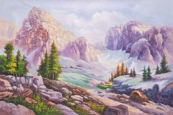 Иван Шульц горный пейзаж