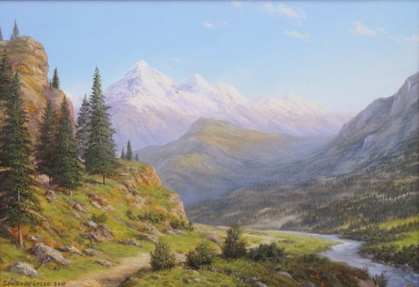 Отто Мюллер горные пейзажи