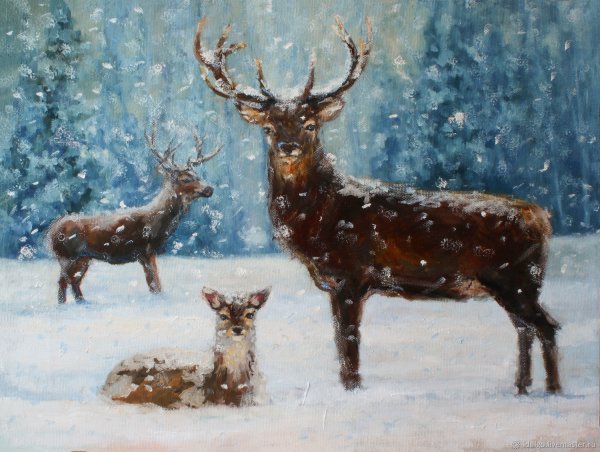 Люси Гроссмит картины зима