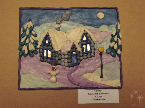 Новогодние поделки из пластилина для детей