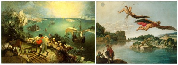 Питер брейгель, «падение Икара» (1558)