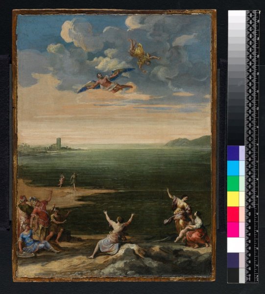 Брейгель Икар картина