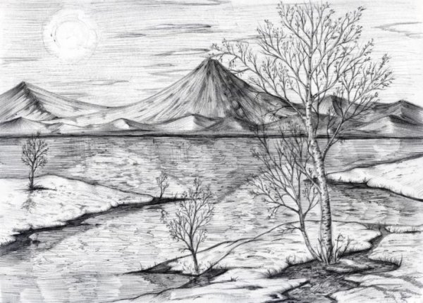 Эскиз пейзажа