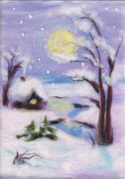 Рисование восковыми мелками