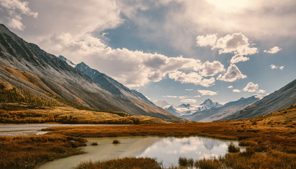 Горы осенью Кош Агач