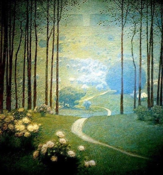 Художник Густав климт картины пейзажи