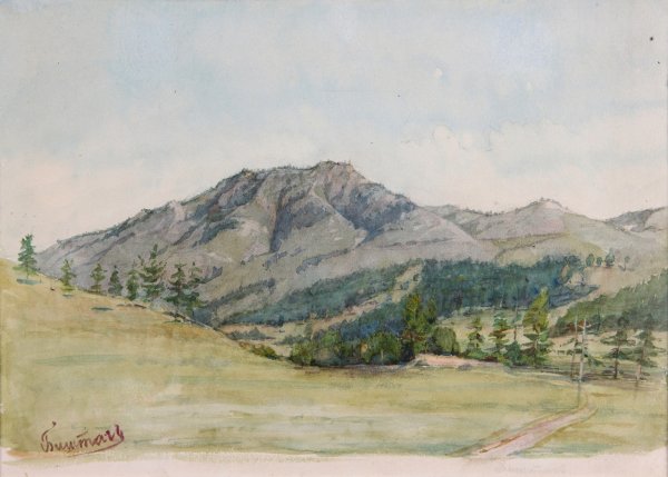 Василий Иванович Суриков Сибирский пейзаж. Торгошино.