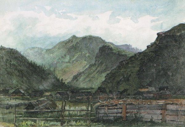 Василий Суриков пейзажи