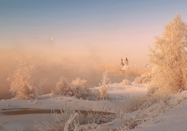 Солнечное зимнее утро