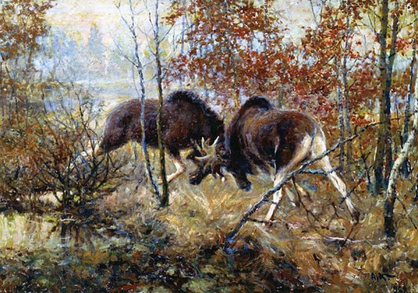 Комаров Алексей Никанорович картина лоси