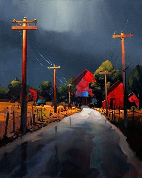 Michael o Toole акриловая живопись