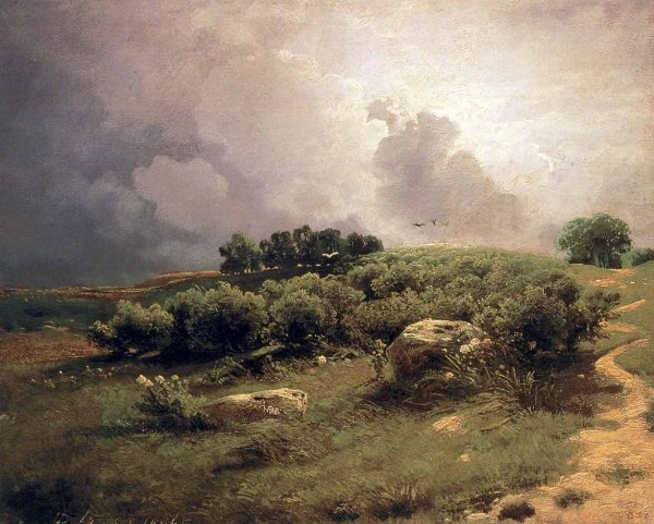 Картина тополя Федора Васильева