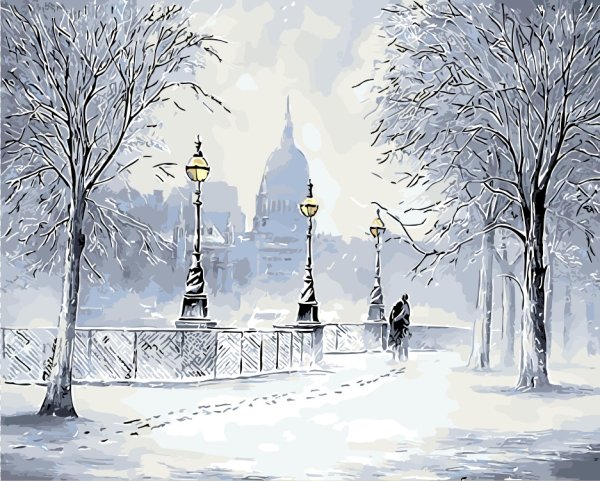 Художник Александр Болотов вечер город