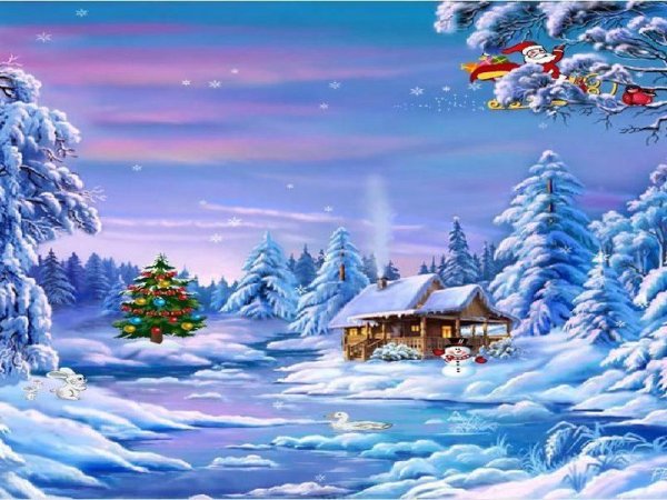 Сказочная Рождественская ночь