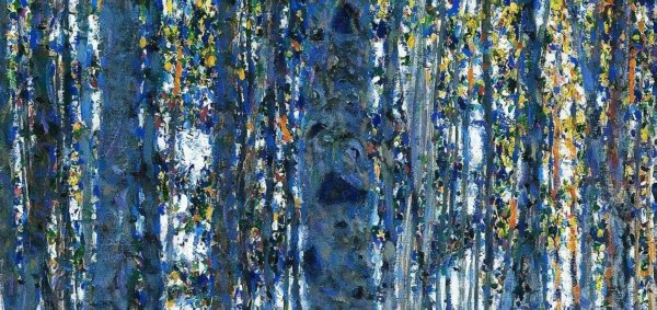 Густав климт Березовая роща
