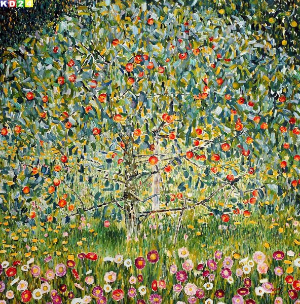 Густав климт яблоня