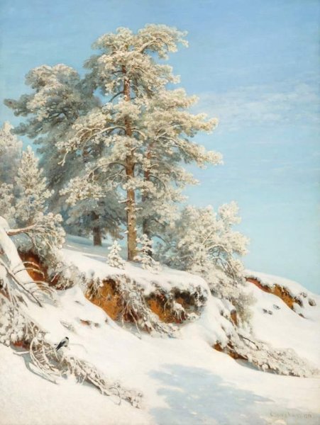 Шишкин Иван Иванович зимний лес