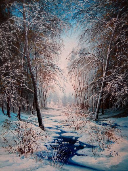 Иван Шишкин зима 1890