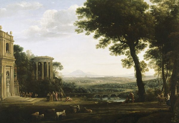 Клод Лоррен Римский пейзаж