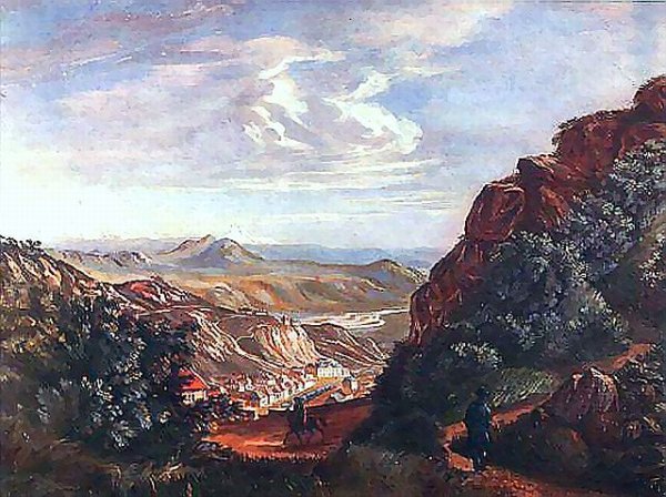 Картина м. ю. Лермонтова «вид Пятигорска»