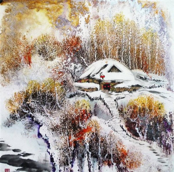 Художник bai Haoran картины