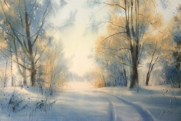 Курбатов художник акварель Сергей акварелист