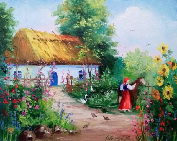 Украинские пейзажи живопись